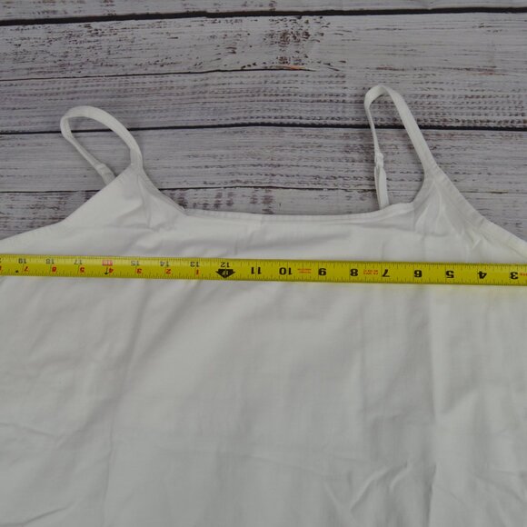 Pact Cotton Everyday Shelf Bra Camisole 3-Pack White Organic Size 3X NEW - Picture 8 of 13